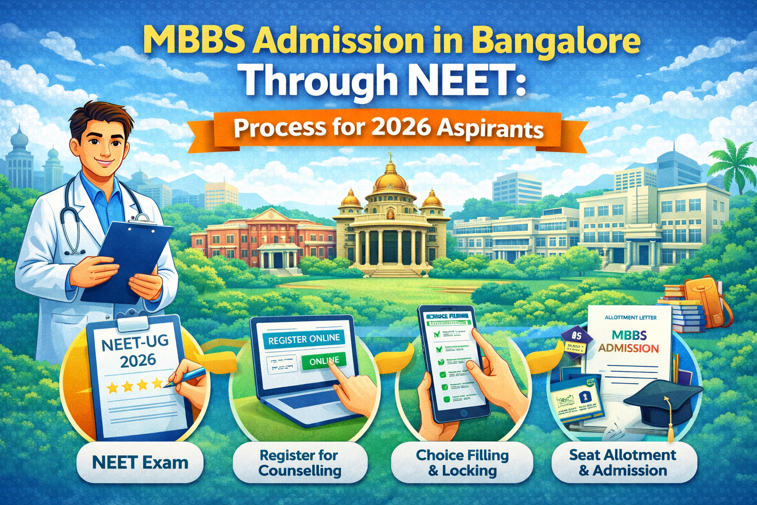 MBBS Admission in Bangalore Through NEET: Process for 2026 Aspirants
